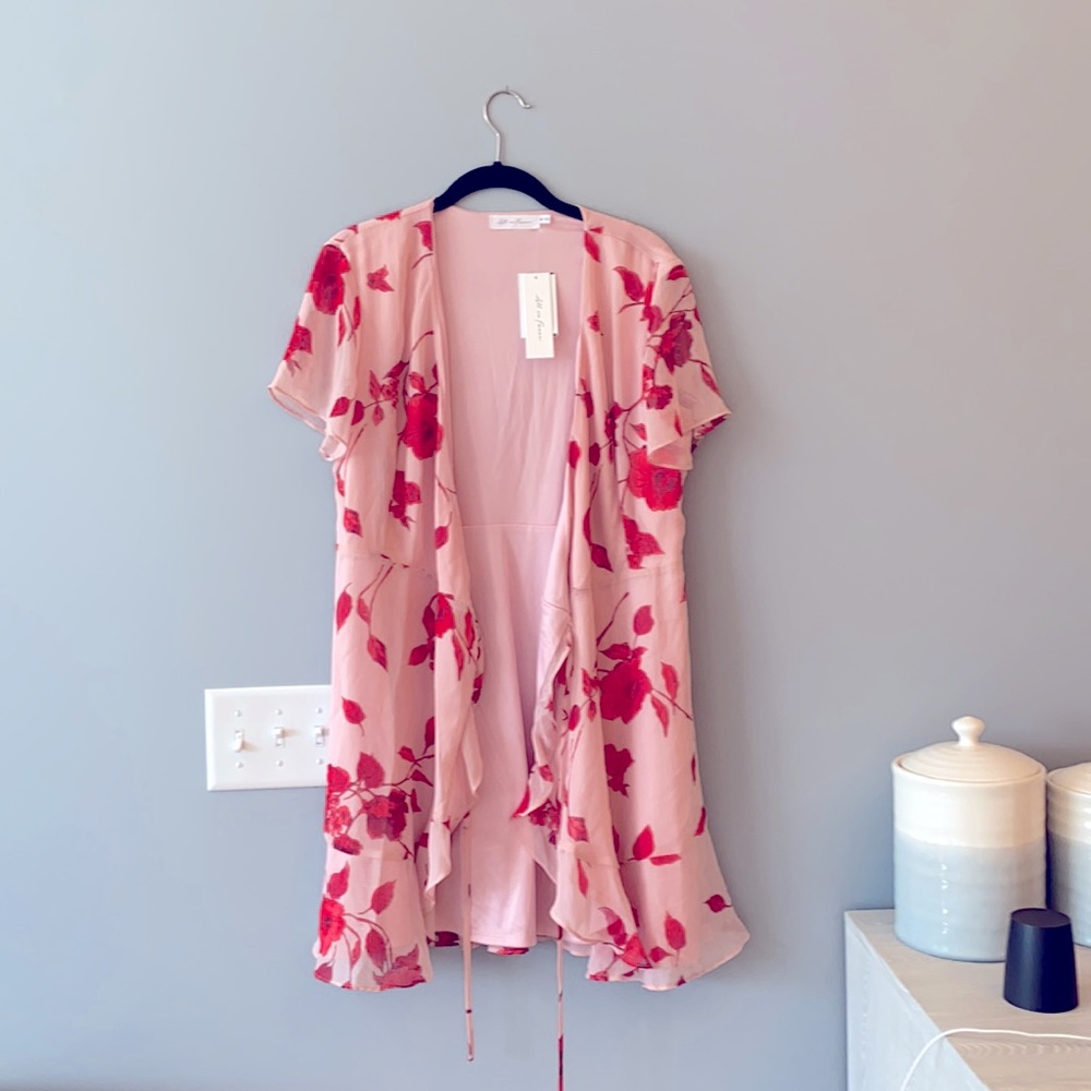 All in Favor Wrap Dress